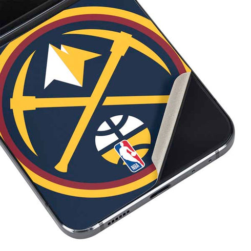 NBA Denver Nuggets Large Logo Galaxy Z Flip5 5G Skin