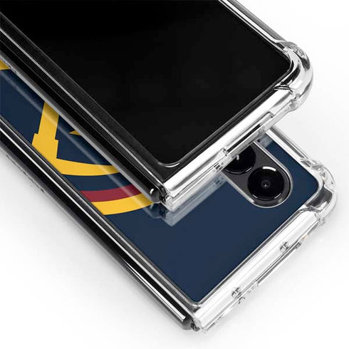 NBA Denver Nuggets Large Logo Galaxy Z Fold4 5G Clear Case