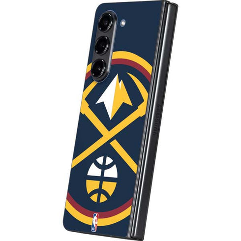 NBA Denver Nuggets Large Logo Galaxy Z Fold5 5G Skin