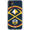 NBA Denver Nuggets Large Logo iPhone 11 Clear Case