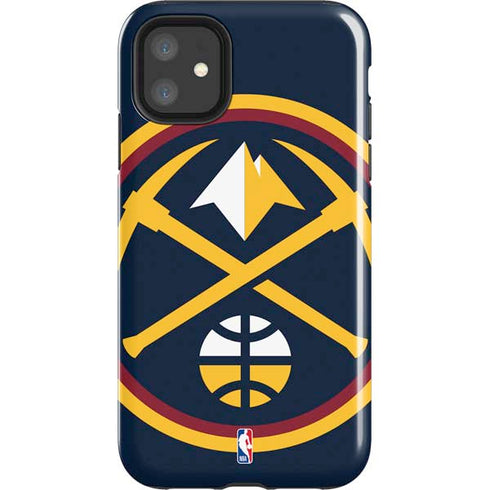 NBA Denver Nuggets Large Logo iPhone 11 Impact Case