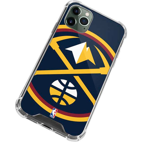 NBA Denver Nuggets Large Logo iPhone 11 Pro Max Clear Case