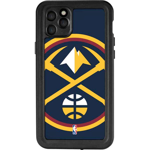 NBA Denver Nuggets Large Logo iPhone 11 Pro Max Waterproof Case