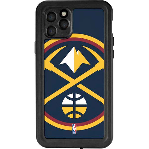 NBA Denver Nuggets Large Logo iPhone 11 Pro Waterproof Case