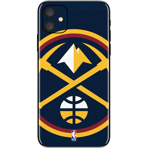 NBA Denver Nuggets Large Logo iPhone 11 Skin