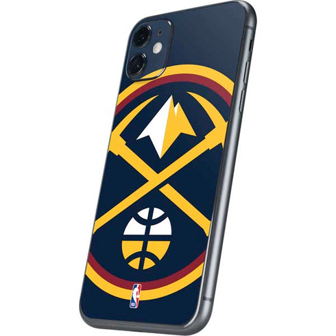 NBA Denver Nuggets Large Logo iPhone 11 Skin