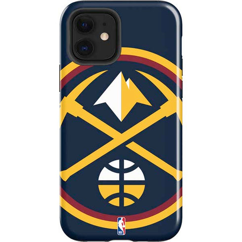 NBA Denver Nuggets Large Logo iPhone 12 Impact Case