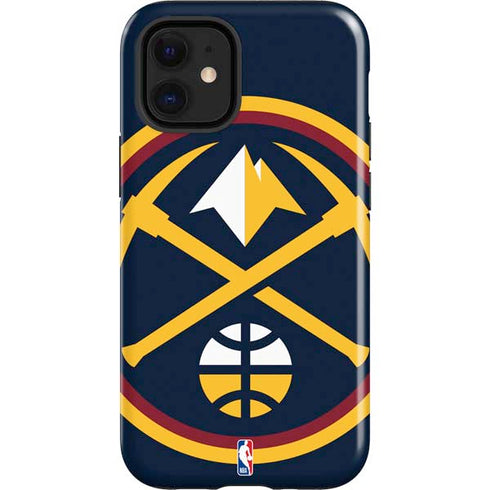 NBA Denver Nuggets Large Logo iPhone 12 Mini Impact Case