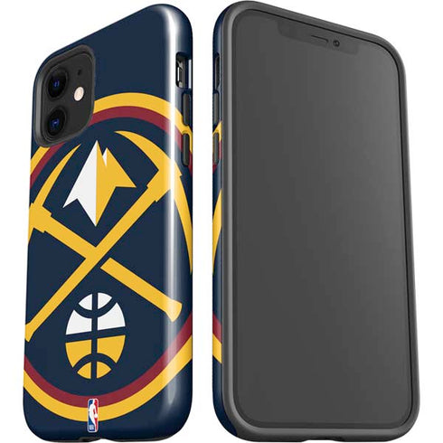 NBA Denver Nuggets Large Logo iPhone 12 Mini Impact Case