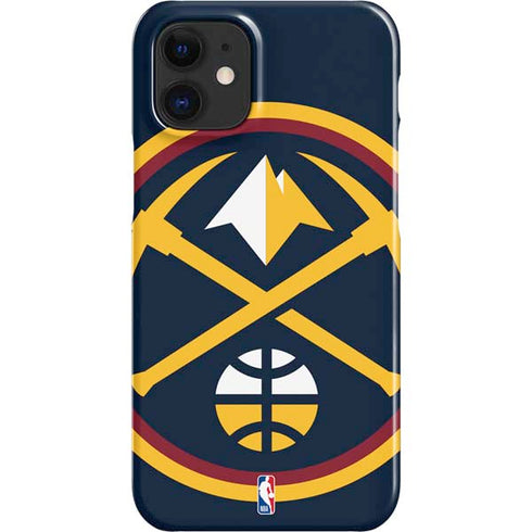 NBA Denver Nuggets Large Logo iPhone 12 Mini Lite Case