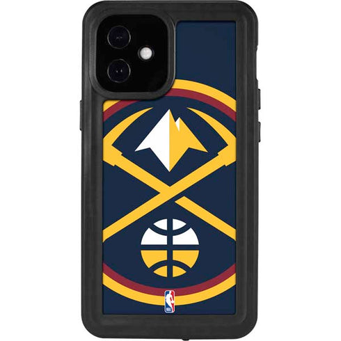 NBA Denver Nuggets Large Logo iPhone 12 Mini Waterproof Case