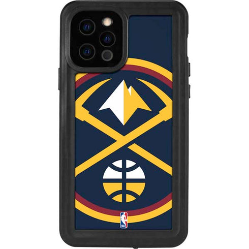 NBA Denver Nuggets Large Logo iPhone 12 Pro Waterproof Case