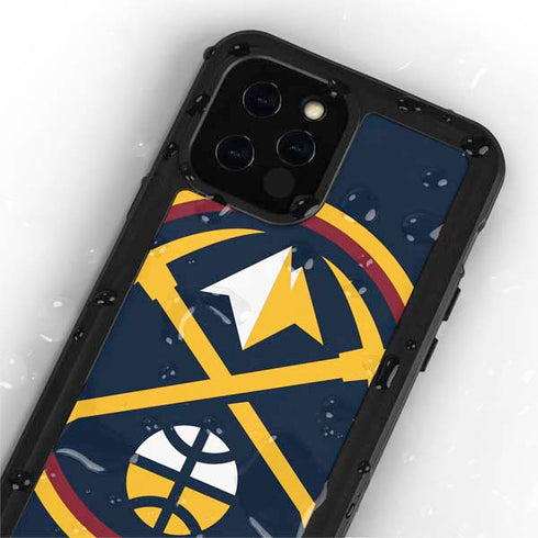 NBA Denver Nuggets Large Logo iPhone 12 Pro Waterproof Case