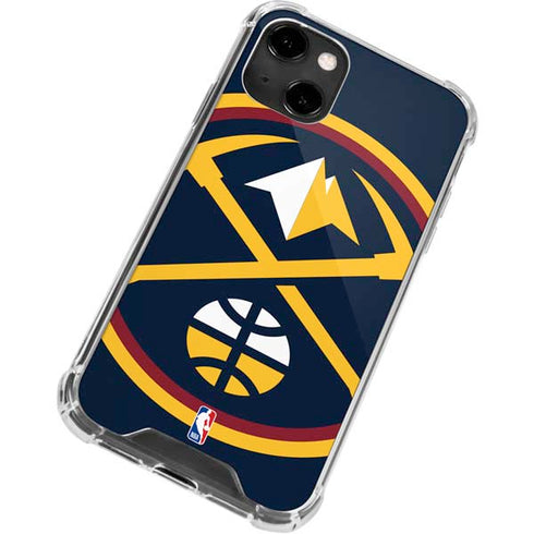 NBA Denver Nuggets Large Logo iPhone 13 Clear Case