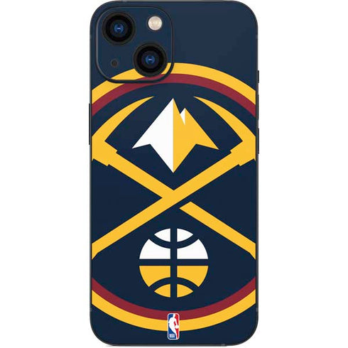 NBA Denver Nuggets Large Logo iPhone 13 Mini Skin