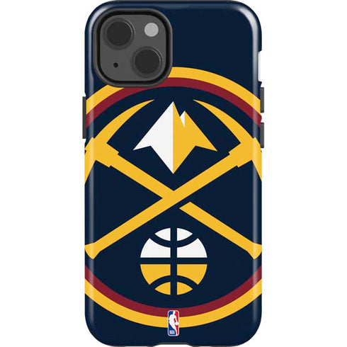NBA Denver Nuggets Large Logo iPhone 15 Impact Case