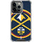 NBA Denver Nuggets Large Logo iPhone 14 Pro Clear Case