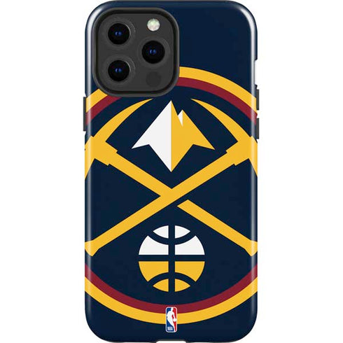 NBA Denver Nuggets Large Logo iPhone 15 Pro Max Impact Case