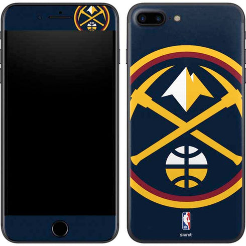 NBA Denver Nuggets Large Logo iPhone 8 Plus Skin