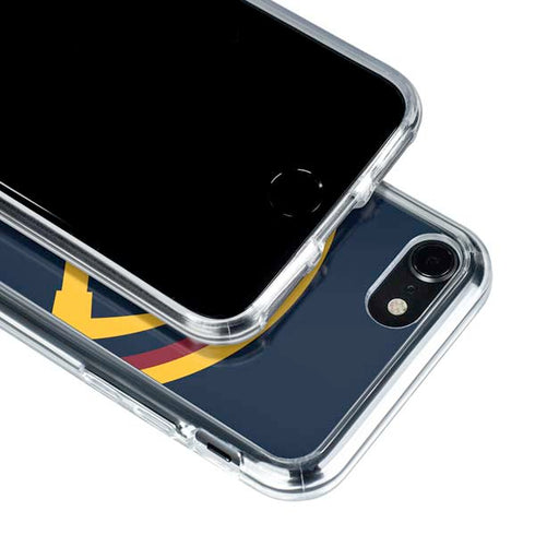 NBA Denver Nuggets Large Logo iPhone SE (2nd & 3rd Gen) Clear Case
