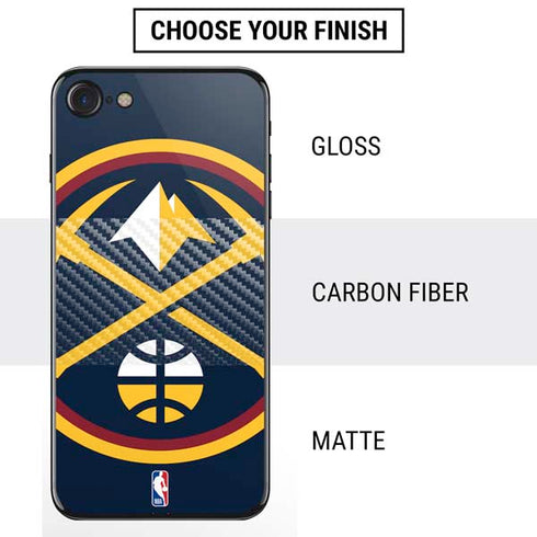 NBA Denver Nuggets Large Logo iPhone SE (2nd & 3rd Gen) Skin