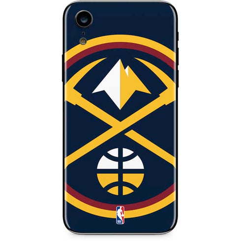 NBA Denver Nuggets Large Logo iPhone XR Skin