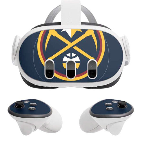 NBA Denver Nuggets Large Logo Meta Quest 3 Skin