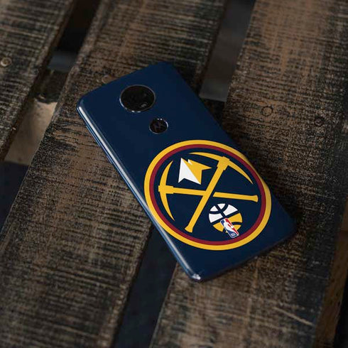 NBA Denver Nuggets Large Logo Moto E5 Plus Skin