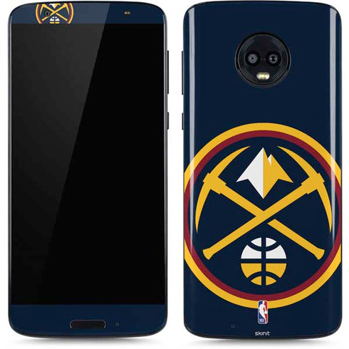 NBA Denver Nuggets Large Logo Moto G6 Skin
