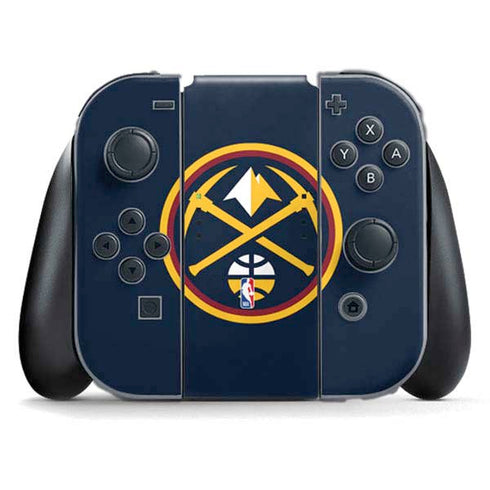 NBA Denver Nuggets Large Logo Nintendo Switch (2017-2021) Joy-Con Controller Skin