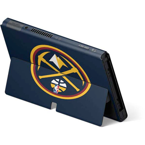NBA Denver Nuggets Large Logo Nintendo Switch OLED (2021) Skin