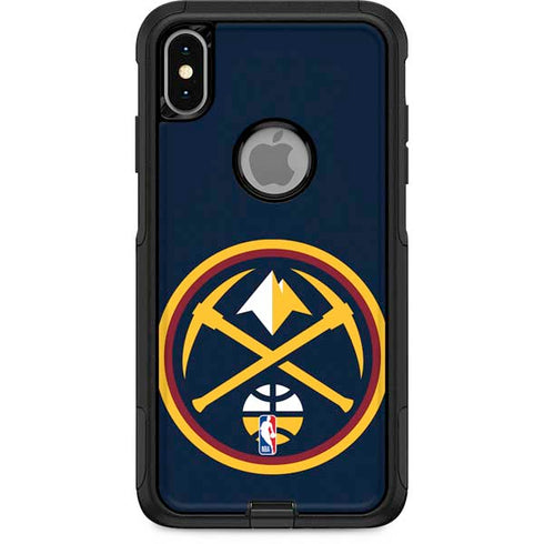 NBA Denver Nuggets Large Logo Otterbox Commuter iPhone Skin
