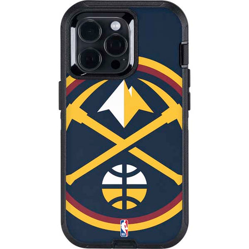 NBA Denver Nuggets Large Logo Otterbox Defender iPhone Skin