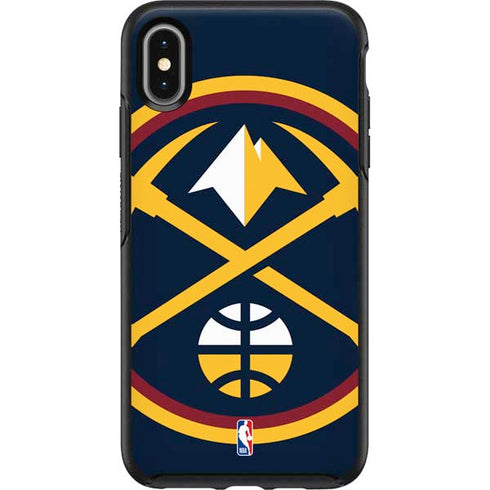 NBA Denver Nuggets Large Logo Otterbox Symmetry iPhone Skin