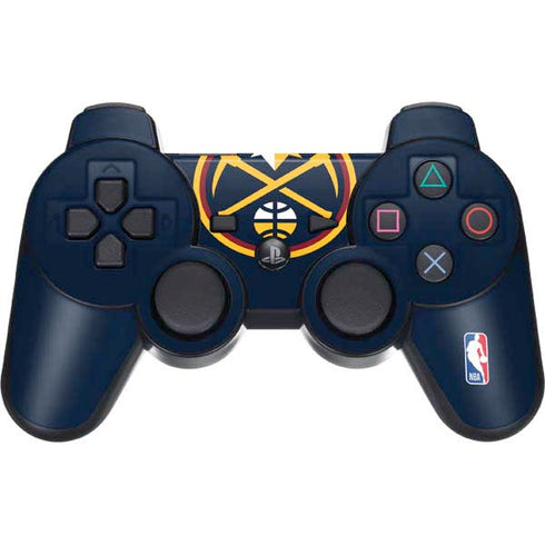 NBA Denver Nuggets Large Logo PS3 Dual Shock wireless controller Skin