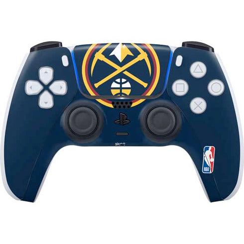 NBA Denver Nuggets Large Logo PS5 Controller Skin