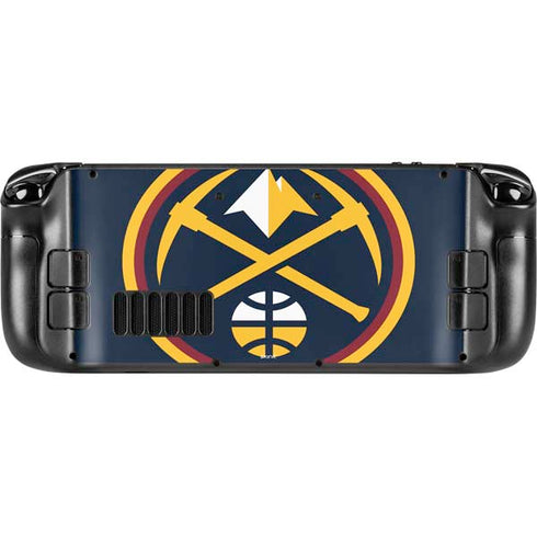 NBA Denver Nuggets Large Logo Steam Deck Handheld Gaming Computer Skin