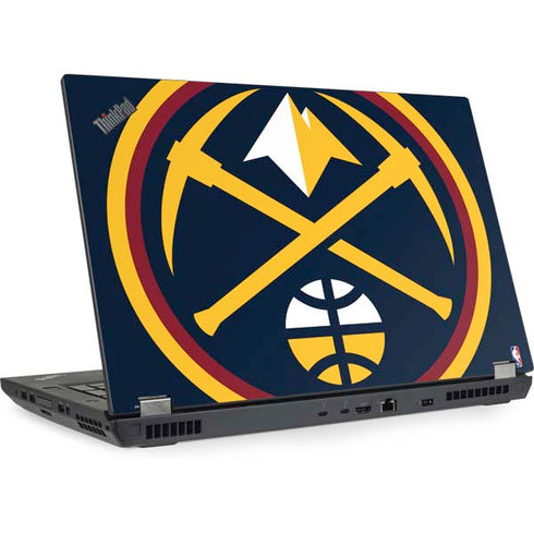 NBA Denver Nuggets Large Logo Lenovo ThinkPad Skin