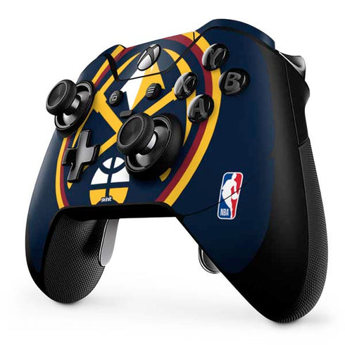 NBA Denver Nuggets Large Logo Xbox One Elite Controller Skin