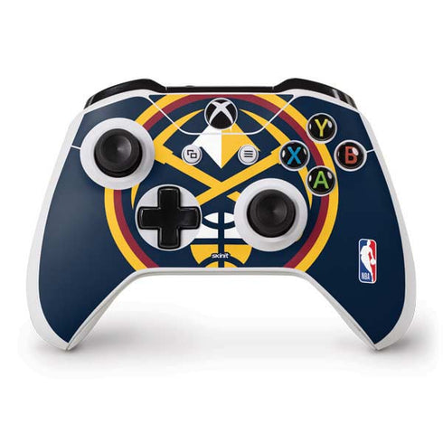 NBA Denver Nuggets Large Logo Xbox One S Controller Skin