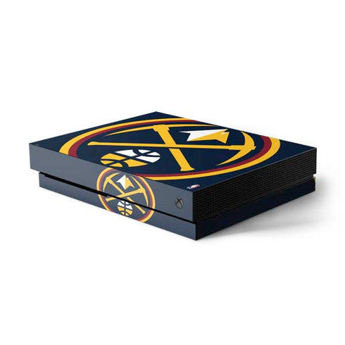NBA Denver Nuggets Large Logo Xbox One X Console Skin