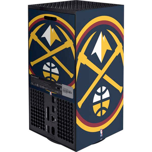 NBA Denver Nuggets Large Logo Xbox Series X Bundle Skin