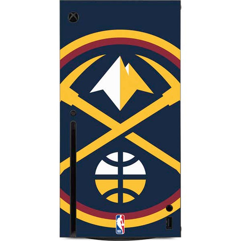 NBA Denver Nuggets Large Logo Xbox Series X Console Skin