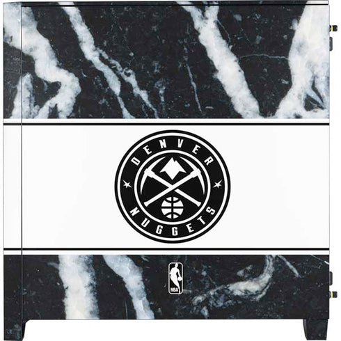 NBA Denver Nuggets Marble Corsair 4000D Tempered Glass Mid-Tower ATX Case Skin