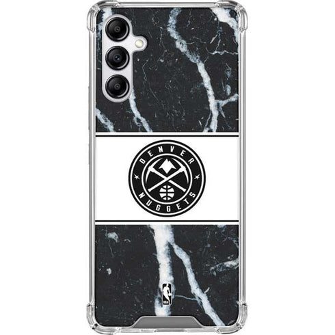 NBA Denver Nuggets Marble Galaxy A14 5G Clear Case