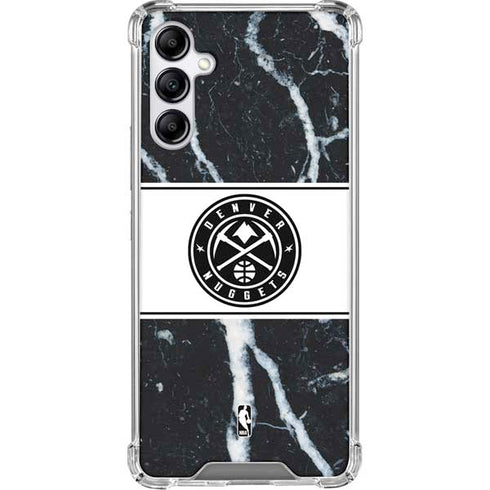 NBA Denver Nuggets Marble Galaxy A15 5G Clear Case