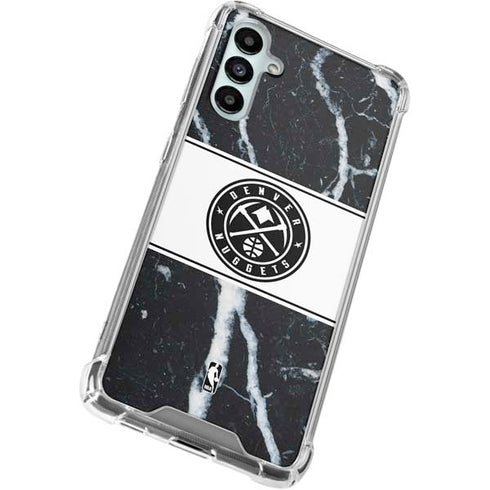 NBA Denver Nuggets Marble Galaxy A15 5G Clear Case