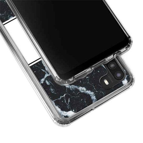 NBA Denver Nuggets Marble Galaxy A21 Clear Case