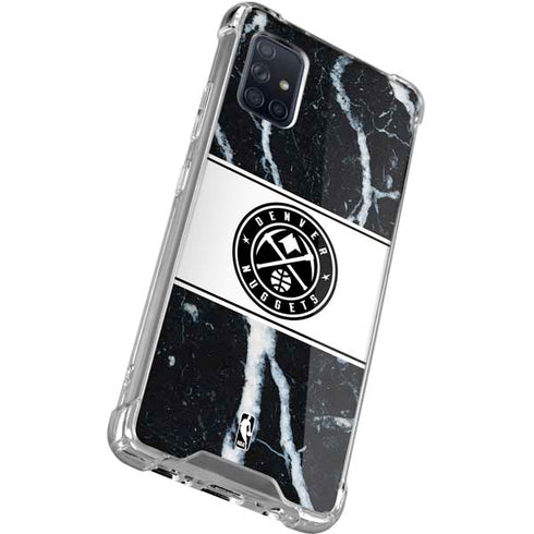 NBA Denver Nuggets Marble Galaxy A51 5G Clear Case