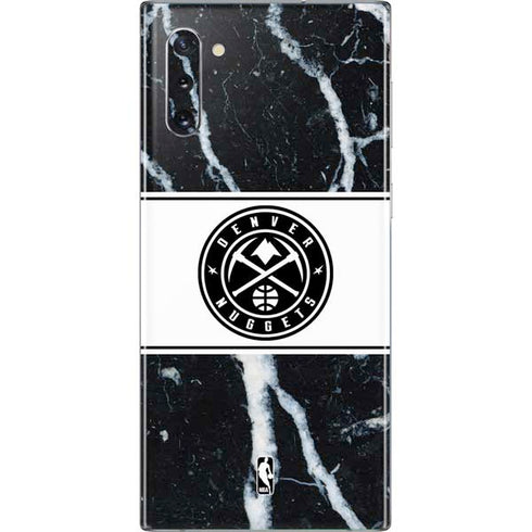 NBA Denver Nuggets Marble Galaxy Note 10 Skin